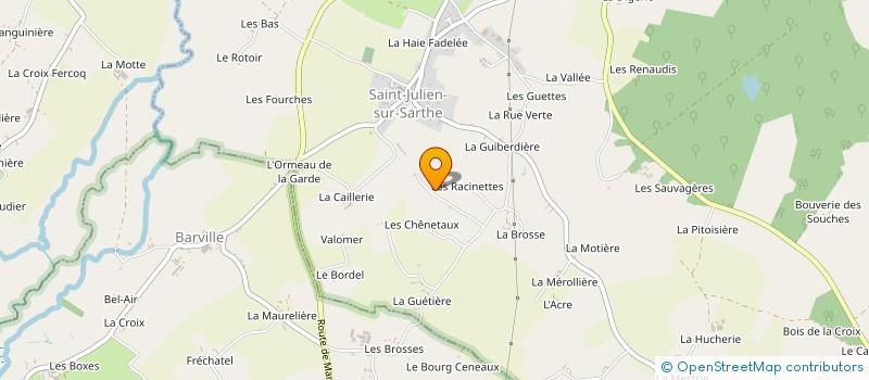 localisation de l'entreprise MONSIEUR ANDRE JAMES à SAINT-AGNAN-SUR-SARTHE