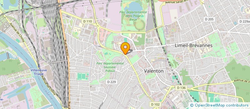 localisation de l'entreprise MONSIEUR ANDRE JAQUANIELLO  VALENTON