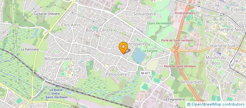 localisation de l'entreprise MONSIEUR ANDRE JARNAUD  SAINT-HERBLAIN