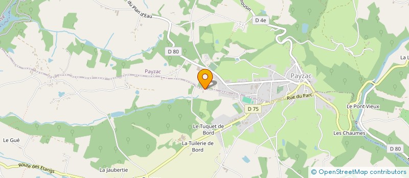 localisation de l'entreprise MONSIEUR ANDRE JARTHON à DUSSAC