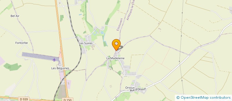 localisation de l'entreprise MONSIEUR ANDRE JEAN  ANTEZANT-LA-CHAPELLE