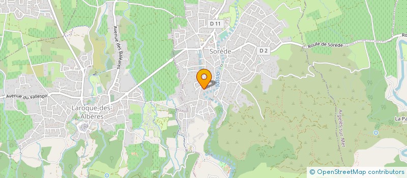 localisation de l'entreprise MONSIEUR ANDRE JEAN MARTIN  SOREDE