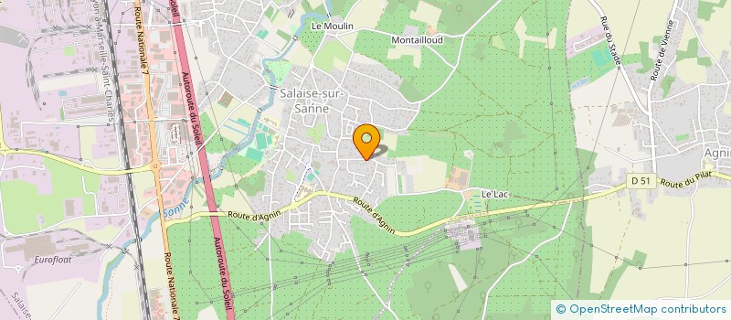 localisation de l'entreprise MONSIEUR ANDRE JEAN ORTEGA à SALAISE-SUR-SANNE