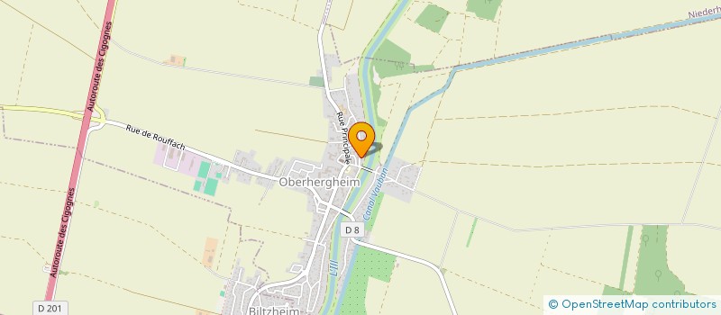 localisation de l'entreprise MONSIEUR ANDRE JECKER  OBERHERGHEIM