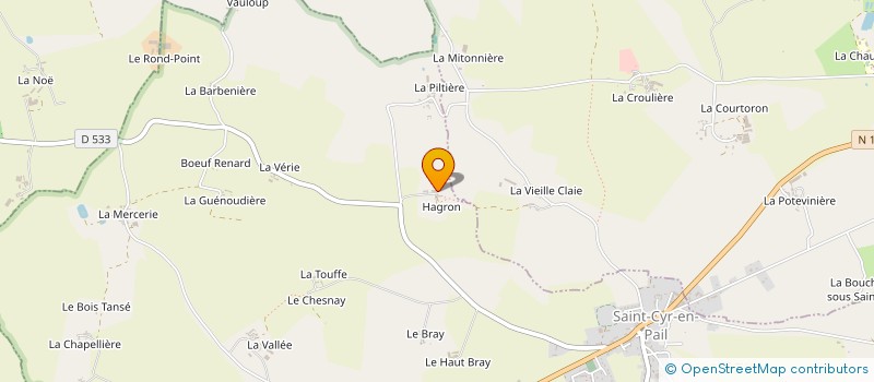localisation de l'entreprise MONSIEUR ANDRE JEUSSE à SAINT-CYR-EN-PAIL