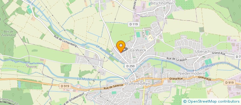 localisation de l'entreprise MONSIEUR ANDRE JOHNER  VAL-DE-MODER