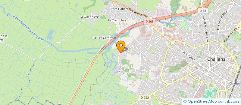 localisation de l'entreprise MONSIEUR ANDRE JOLLIVET à CHALLANS