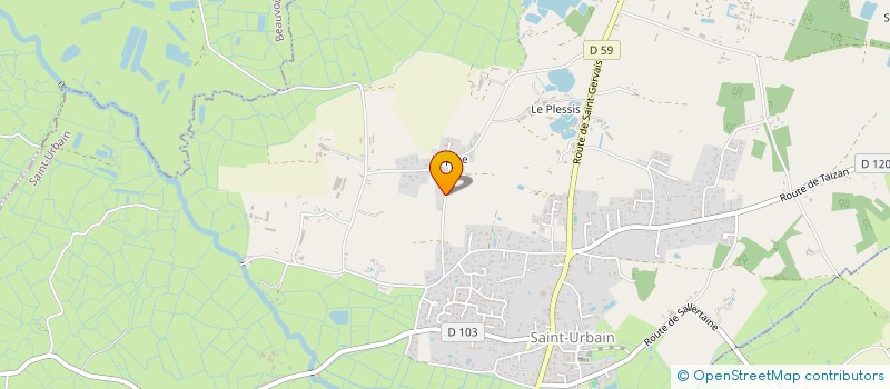 localisation de l'entreprise MONSIEUR ANDRE JOLY  BEAUVOIR-SUR-MER