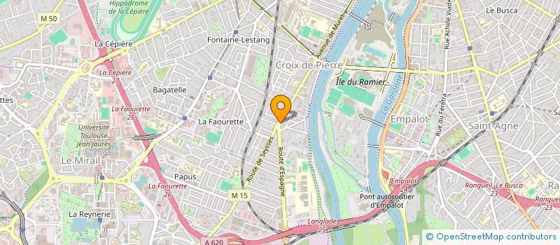 localisation de l'entreprise MONSIEUR ANDRE JOUAN à TOULOUSE