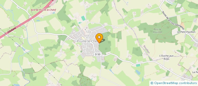 localisation de l'entreprise MONSIEUR ANDRE JOUBERT  PRUILLE-LE-CHETIF