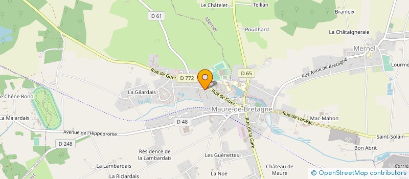 localisation de l'entreprise MONSIEUR ANDRE JOUBREL  VAL D'ANAST