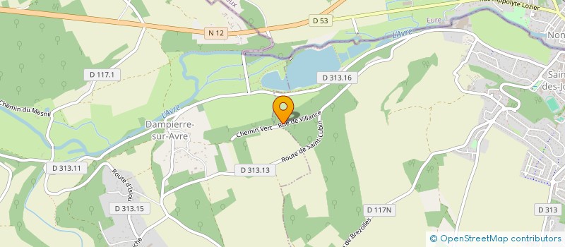 localisation de l'entreprise MONSIEUR ANDRE JOUDON à SAINT-LUBIN-DES-JONCHERETS