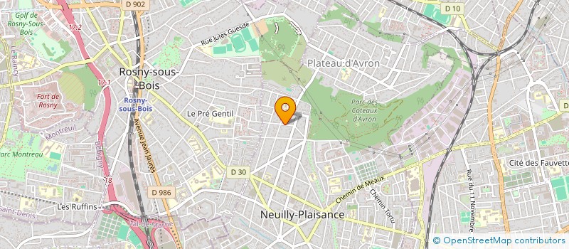 localisation de l'entreprise MONSIEUR ANDRE JOUINEAU à NEUILLY PLAISANCE