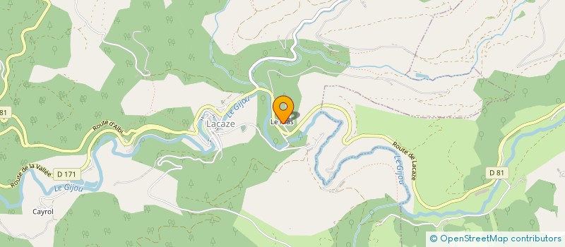 localisation de l'entreprise MONSIEUR ANDRE JOULIE  SAINT-PIERRE-DE-TRIVISY