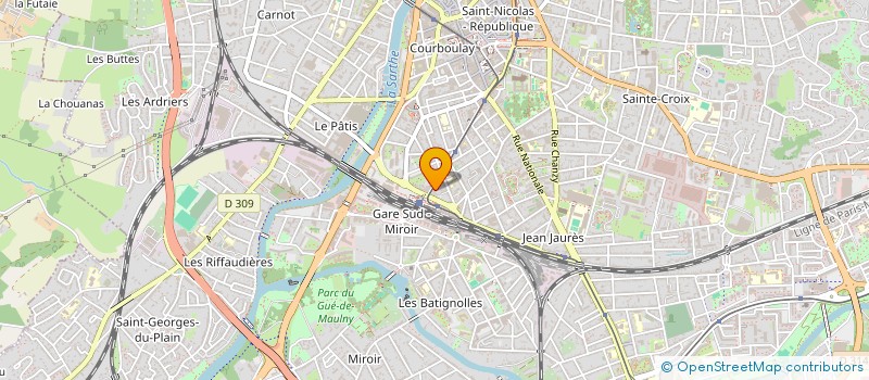 localisation de l'entreprise MONSIEUR ANDRE JOUY à LE MANS