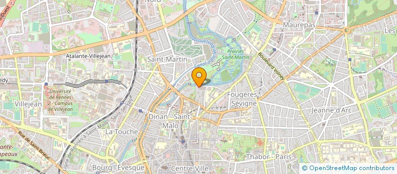 localisation de l'entreprise MONSIEUR ANDRE JOYEUX à RENNES