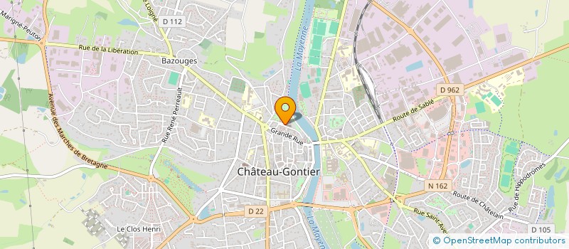 localisation de l'entreprise MONSIEUR ANDRE JUDE à CHATEAU-GONTIER-SUR-MAYENNE