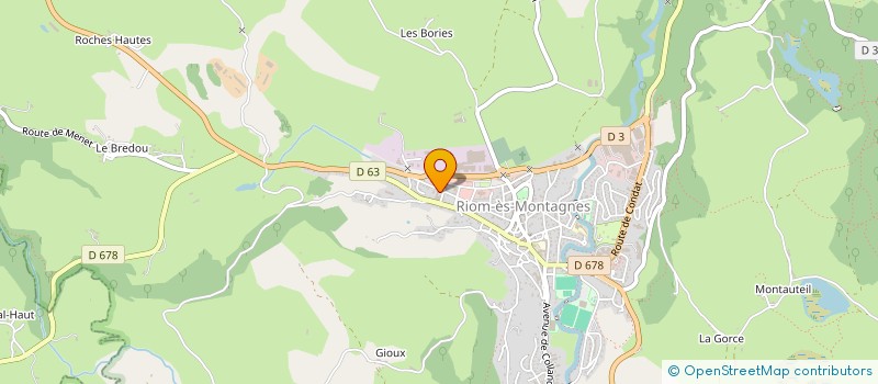 localisation de l'entreprise MONSIEUR ANDRE JUILLARD à RIOM-ES-MONTAGNES