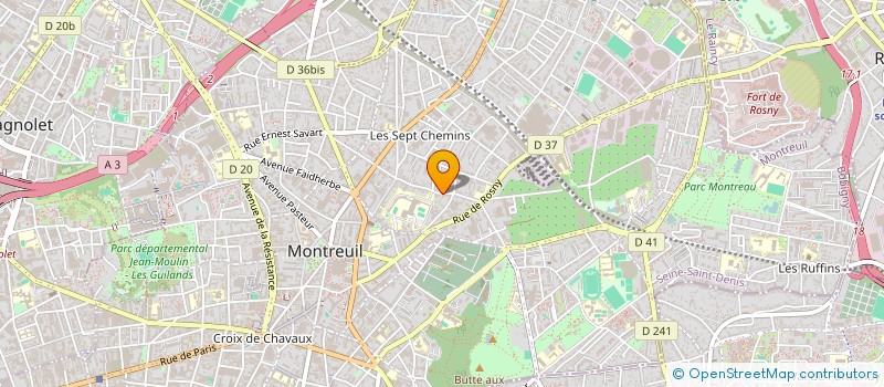 localisation de l'entreprise MONSIEUR ANDRE JUILLARD à MONTREUIL