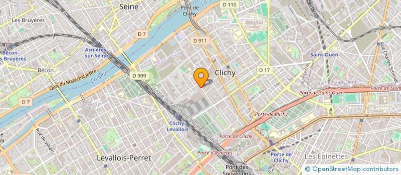 localisation de l'entreprise MONSIEUR ANDRE JUIN à CLICHY