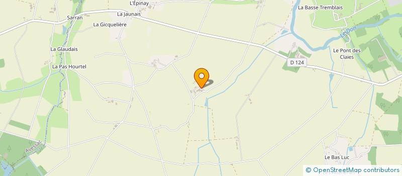 localisation de l'entreprise MONSIEUR ANDRE JULAUD  GUEMENE-PENFAO