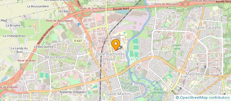 localisation de l'entreprise MONSIEUR ANDRE JULIEN  RENNES