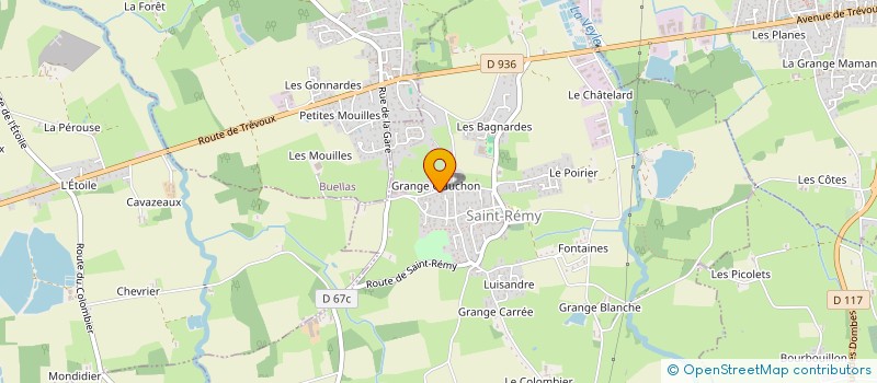 localisation de l'entreprise MONSIEUR ANDRE JULIEN  SAINT-REMY