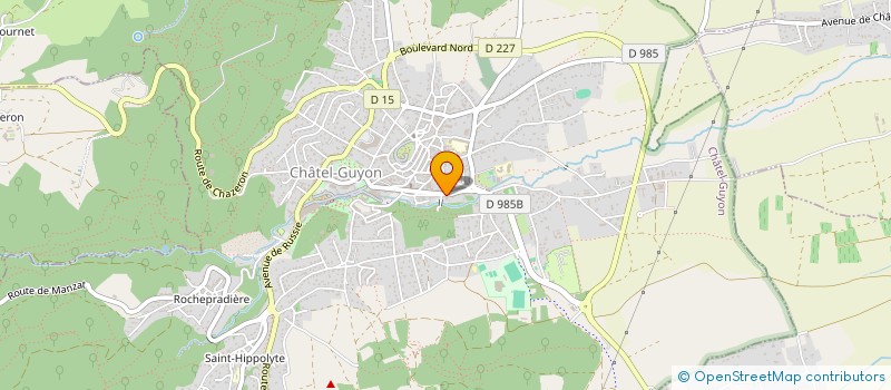 localisation de l'entreprise MONSIEUR ANDRE JULIER  CHATEL-GUYON