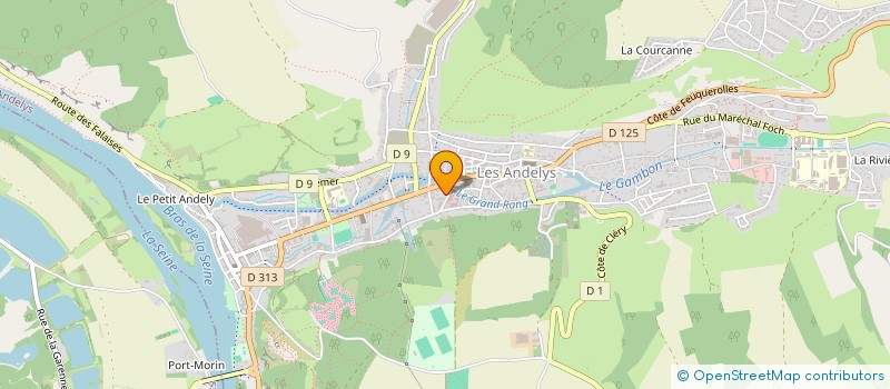 localisation de l'entreprise MONSIEUR ANDRE JULIOT  LES ANDELYS