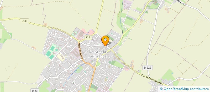 localisation de l'entreprise MONSIEUR ANDRE JUNG  DOUVRES-LA-DELIVRANDE