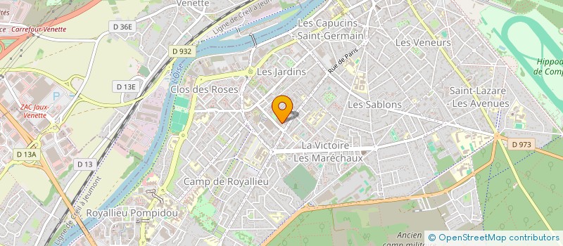 localisation de l'entreprise MONSIEUR ANDRE JUPIN à COMPIEGNE