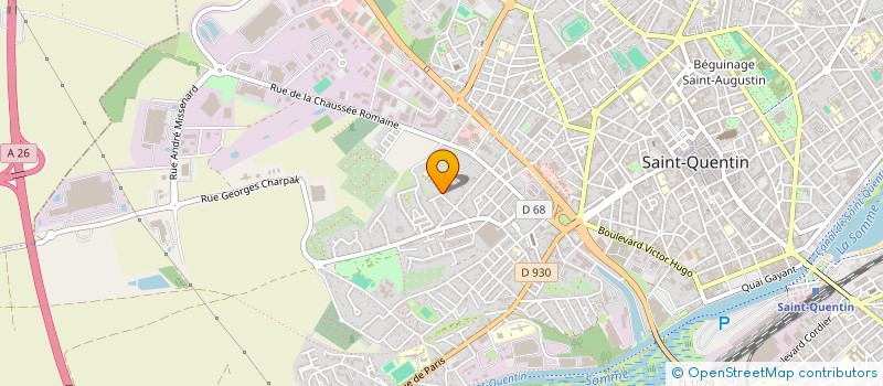 localisation de l'entreprise MONSIEUR ANDRE KARL à SAINT-QUENTIN
