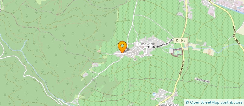 localisation de l'entreprise MONSIEUR ANDRE KASTLER  HUNAWIHR