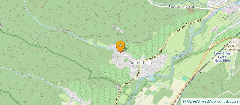 localisation de l'entreprise MONSIEUR ANDRE KLEIN  ZIMMERBACH