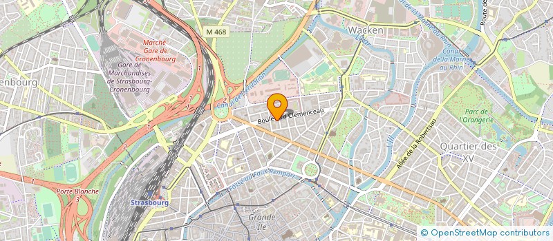 localisation de l'entreprise MONSIEUR ANDRE KNORR à STRASBOURG