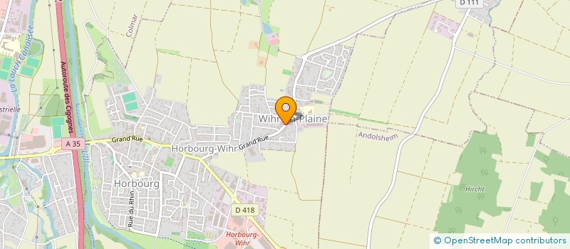 localisation de l'entreprise MONSIEUR ANDRE KOPP  HORBOURG-WIHR