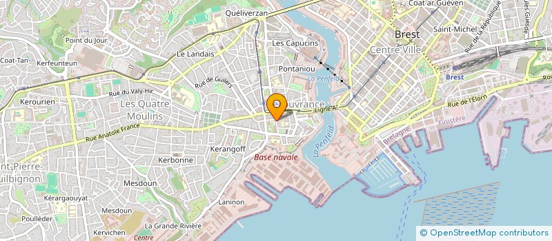 localisation de l'entreprise MONSIEUR ANDRE KORCHIA à BREST