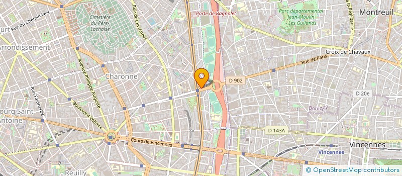 localisation de l'entreprise MONSIEUR ANDRE KOVALEFF  PARIS