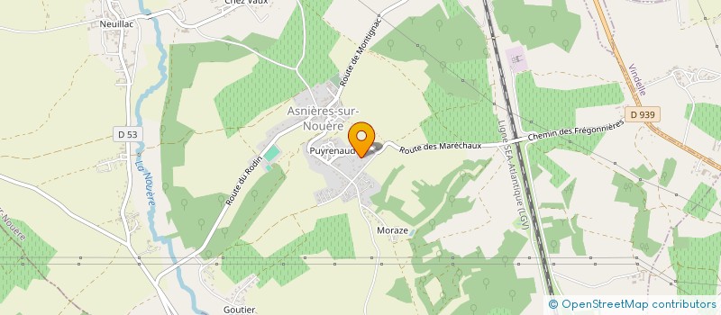 localisation de l'entreprise MONSIEUR ANDRE KRAWIEC à ASNIERES-SUR-NOUERE
