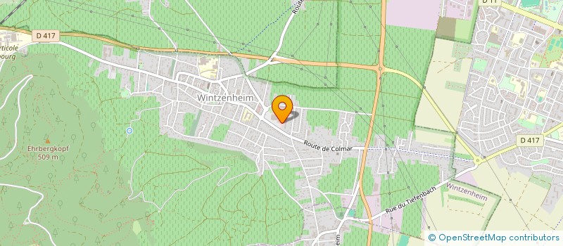 localisation de l'entreprise MONSIEUR ANDRE KUNZ  WINTZENHEIM