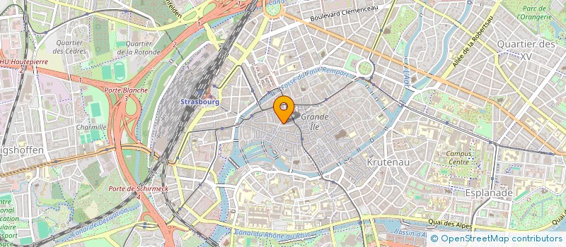 localisation de l'entreprise MONSIEUR ANDRE KUSNIER à STRASBOURG