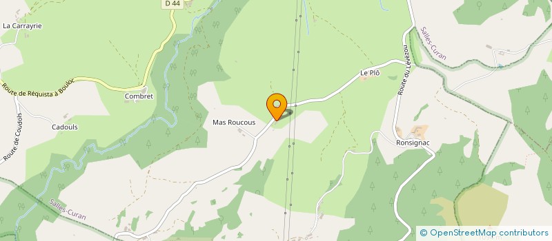 localisation de l'entreprise MONSIEUR ANDRE LABIT  SALLES-CURAN