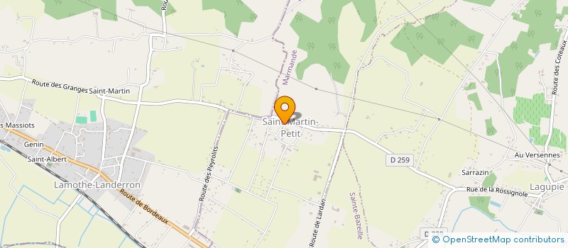 localisation de l'entreprise MONSIEUR ANDRE LABORDE  SAINT-MARTIN-PETIT