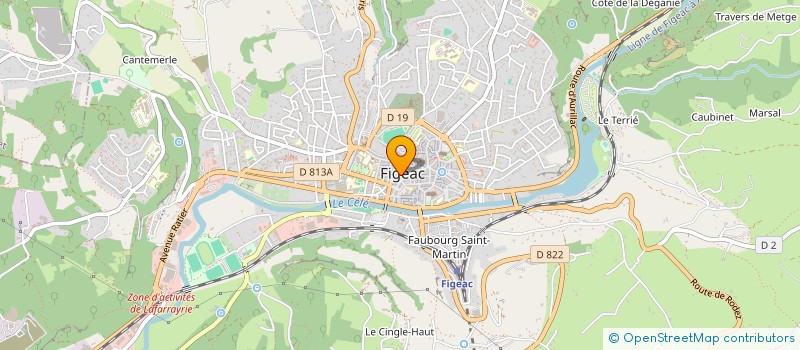 localisation de l'entreprise MONSIEUR ANDRE LACARRIERE  CAPDENAC