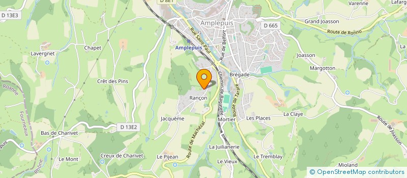 localisation de l'entreprise MONSIEUR ANDRE LACHAL à MEAUX LA MONTAGNE