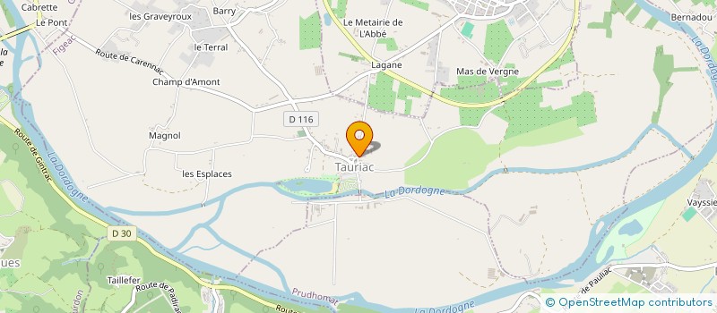 localisation de l'entreprise MONSIEUR ANDRE LACHIEZE  LAVAL DE CERE