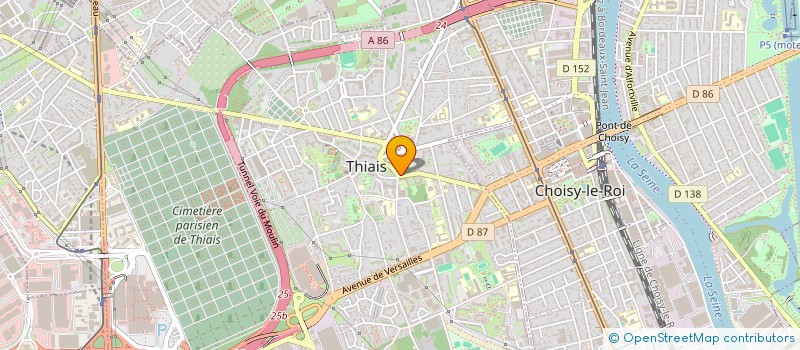 localisation de l'entreprise MONSIEUR ANDRE LACHUER à THIAIS