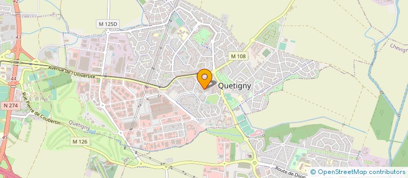 localisation de l'entreprise MONSIEUR ANDRE LACROIX à QUETIGNY
