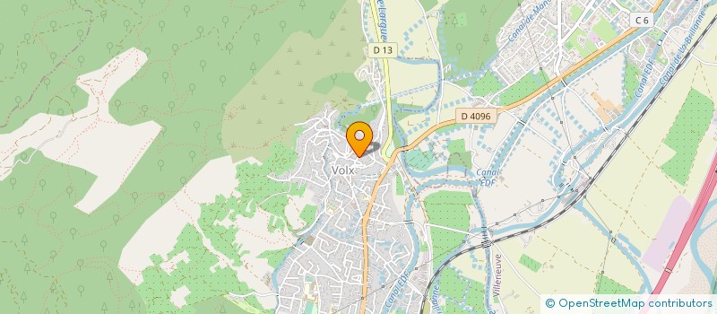 localisation de l'entreprise MONSIEUR ANDRE LACROIX  VOLX