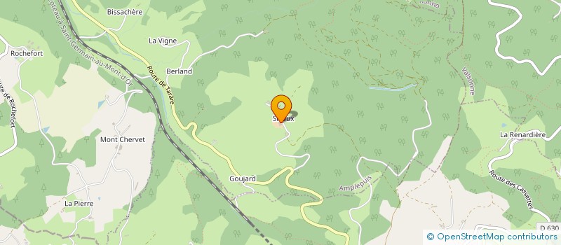 localisation de l'entreprise MONSIEUR ANDRE LACROIX  AMPLEPUIS